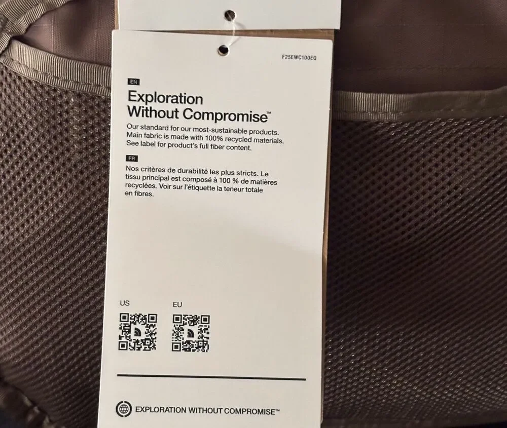 The North Face Base Camp Voyager 32L Travel Duffel Backpack Bag Smokey Brown